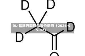 DL-氨基丙醇商品报价动态（2026-05-02）