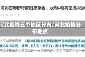 河北疫情五个地区分布/河北疫情分布地点