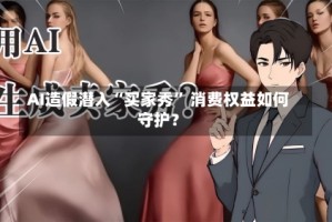 AI造假潜入“买家秀” 消费权益如何守护？
