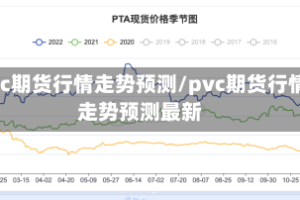 pvc期货行情走势预测/pvc期货行情走势预测最新