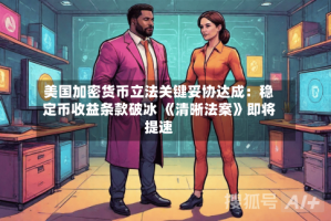 美国加密货币立法关键妥协达成：稳定币收益条款破冰 《清晰法案》即将提速