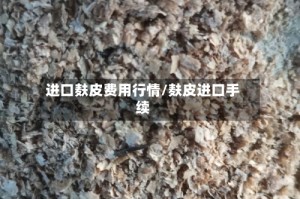 进口麸皮费用行情/麸皮进口手续
