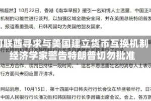 阿联酋寻求与美国建立货币互换机制 经济学家警告特朗普切勿批准