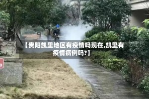 【贵阳凯里地区有疫情吗现在,凯里有疫情病例吗?】