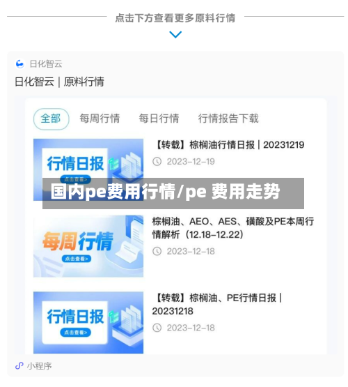 国内pe费用行情/pe 费用走势-第2张图片