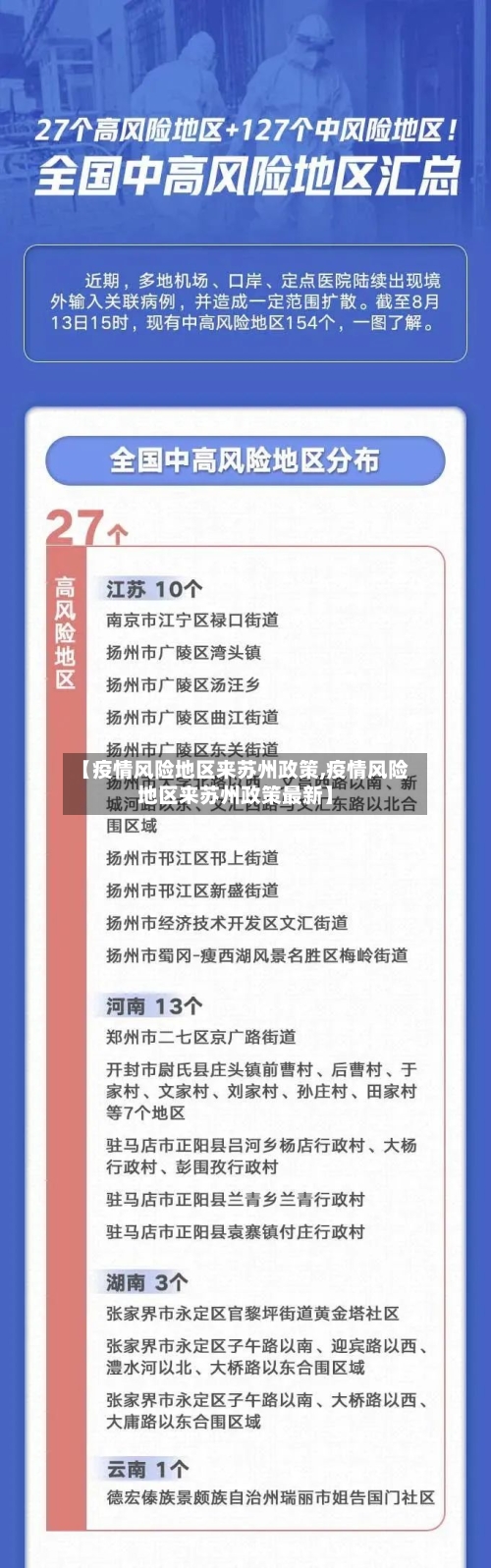 【疫情风险地区来苏州政策,疫情风险地区来苏州政策最新】-第1张图片