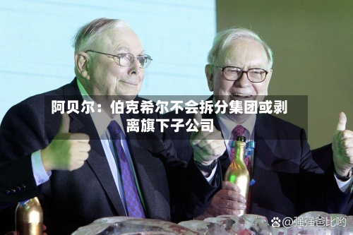 阿贝尔：伯克希尔不会拆分集团或剥离旗下子公司-第1张图片