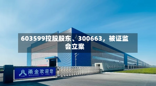 603599控股股东、300663	，被证监会立案-第1张图片