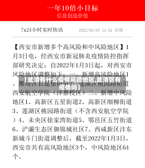 【武清有什么疫情风险地区,武清区有疫情吗】-第1张图片
