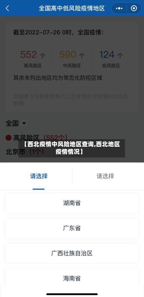 【西北疫情中风险地区查询,西北地区疫情情况】-第2张图片