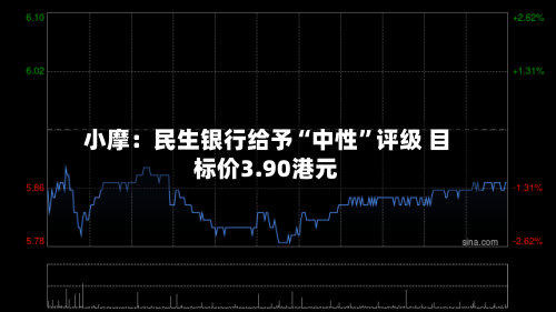 小摩：民生银行给予“中性”评级 目标价3.90港元-第2张图片