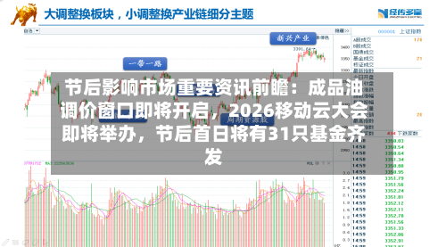 节后影响市场重要资讯前瞻：成品油调价窗口即将开启，2026移动云大会即将举办	，节后首日将有31只基金齐发-第3张图片
