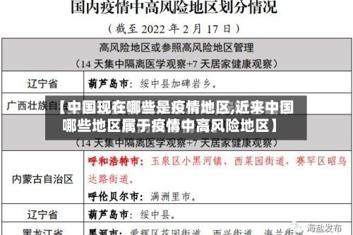【中国现在哪些是疫情地区,近来中国哪些地区属于疫情中高风险地区】-第1张图片