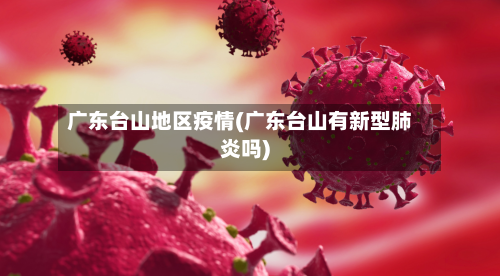 广东台山地区疫情(广东台山有新型肺炎吗)-第1张图片