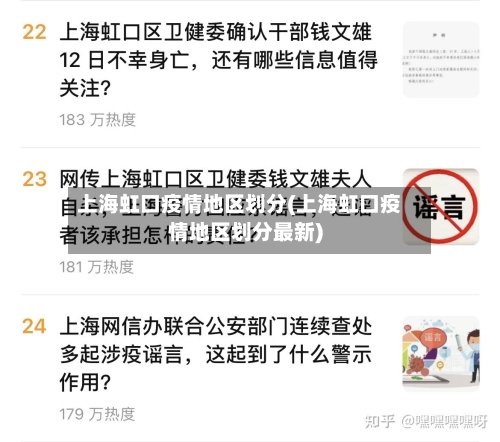 上海虹口疫情地区划分(上海虹口疫情地区划分最新)-第3张图片