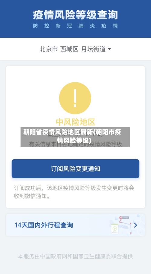 朝阳省疫情风险地区最新(朝阳市疫情风险等级)-第3张图片