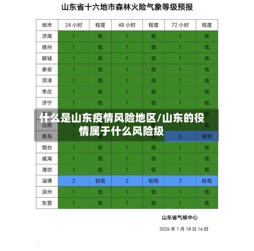 什么是山东疫情风险地区/山东的役情属于什么风险级-第3张图片