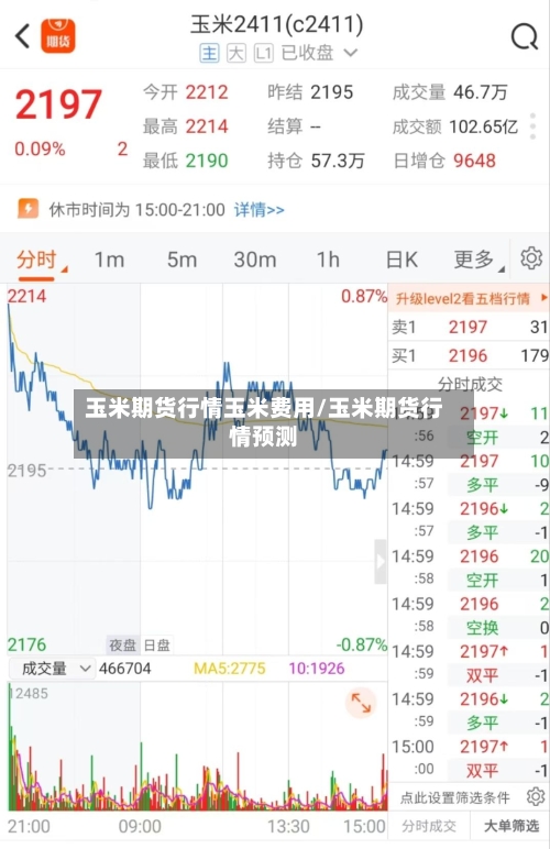 玉米期货行情玉米费用/玉米期货行情预测-第3张图片