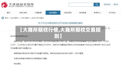 【大商所期权行情,大商所期权交易规则】-第3张图片