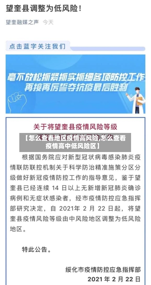 【怎么查看地区疫情高风险,怎么查看疫情高中低风险区】-第2张图片