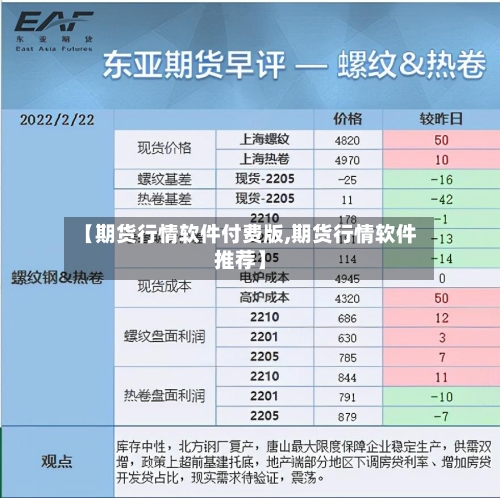 【期货行情软件付费版,期货行情软件推荐】-第1张图片
